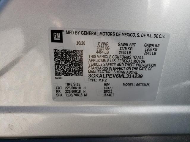 Photo 14 from auction – 2021 GMC TERRAIN SL with VIN 3GKALPEV6ML314239