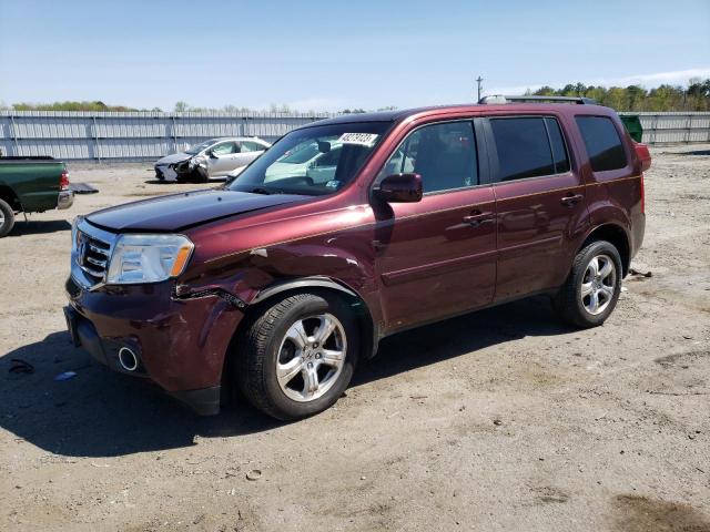 HONDA PILOT EXL 2012 with VIN 5FNYF4H5XCB080213 - Photo from auction