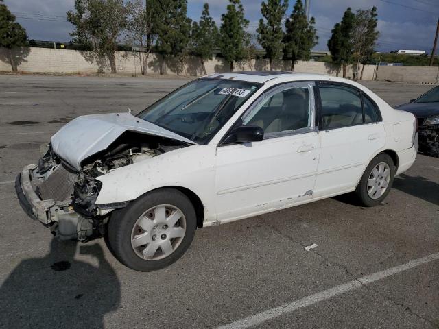 HONDA CIVIC EX 2002 with VIN 2HGES26722H511449 - Photo from auction