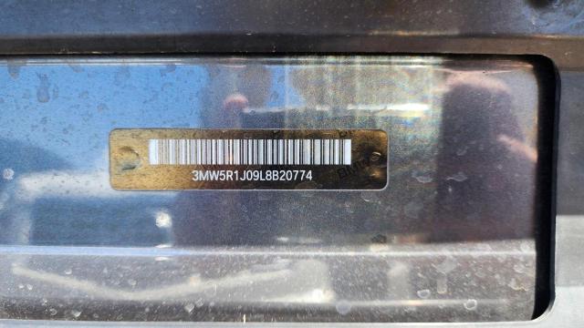 Photo 10 from auction – 2020 BMW 330I with VIN 3MW5R1J09L8B20774