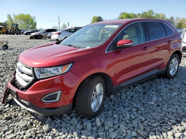 FORD EDGE SEL 2017 with VIN 2FMPK3J97HBB95687 - Photo from auction