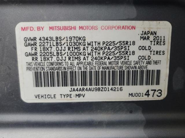 Photo 14 from auction – 2011 MITSUBISHI OUTLANDER with VIN JA4AR4AU9BZ014216