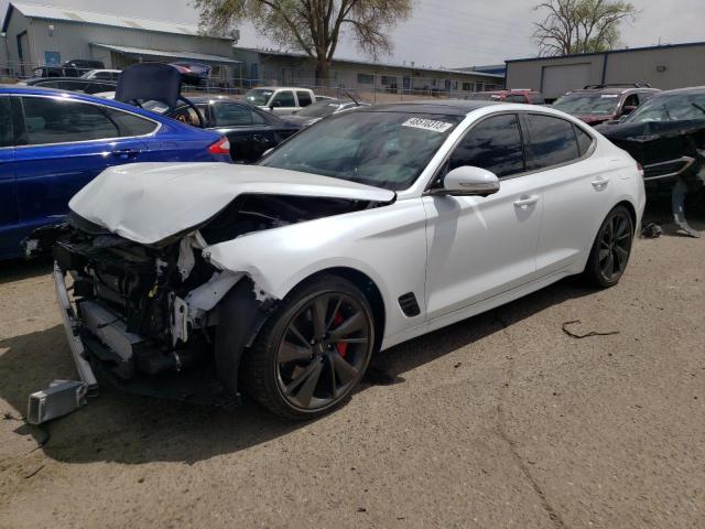 GENESIS G70 BASE 2022 with VIN KMTG54TE3NU103722 - Photo from auction