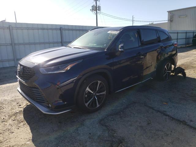 TOYOTA HIGHLANDER 2022 with VIN 5TDLZRAH9NS109444 - Photo from auction