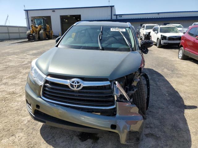 Photo 5 from auction – 2015 TOYOTA HIGHLANDER with VIN 5TDJKRFH6FS123145