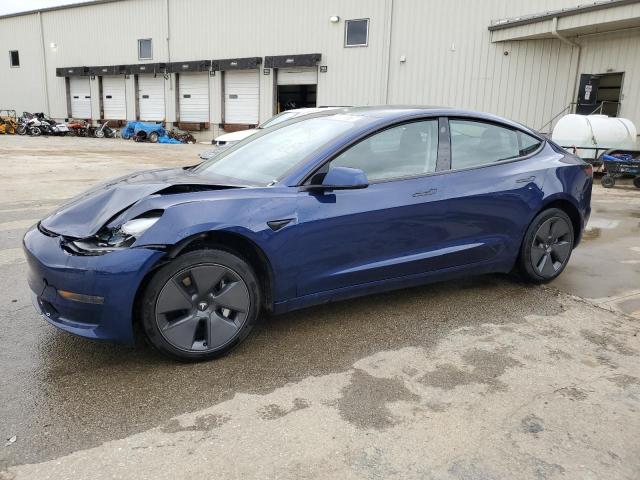 TESLA MODEL 3 2022 with VIN 5YJ3E1EAXNF371536 - Photo from auction