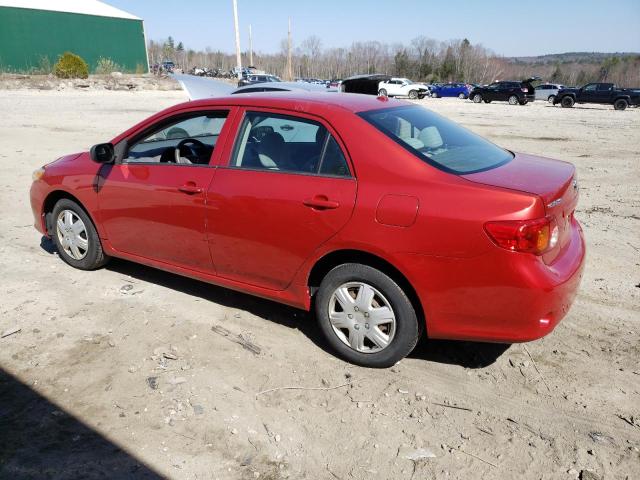 Photo 2 from auction – 2009 TOYOTA COROLLA BA with VIN JTDBL40E799089383