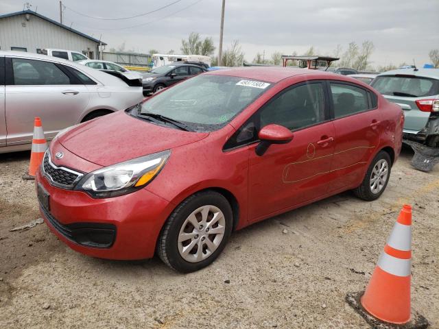 KIA RIO EX 2014 with VIN KNADN4A36E6334327 - Photo from auction