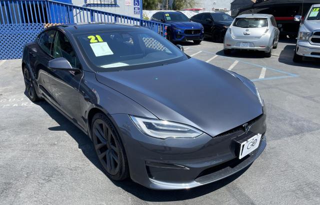 TESLA MODEL S 2021 with VIN 5YJSA1E63MF434557 - Photo from auction