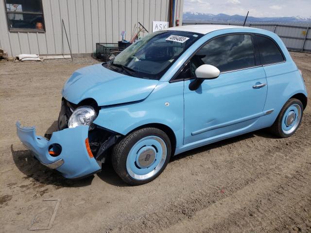 FIAT 500 LOUNGE 2015 with VIN 3C3CFFCR5FT570665 - Photo from auction