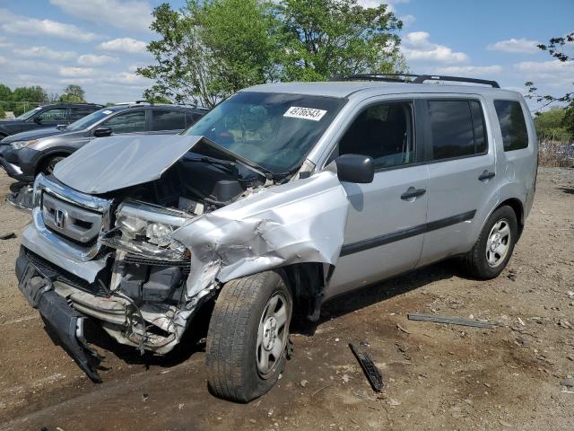HONDA PILOT LX 2011 with VIN 5FNYF4H22BB079268 - Photo from auction