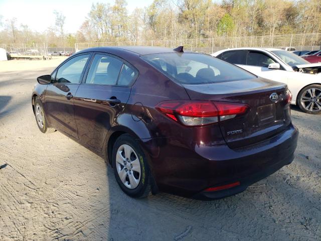 Photo 2 from auction – 2017 KIA FORTE LX with VIN 3KPFK4A74HE040690