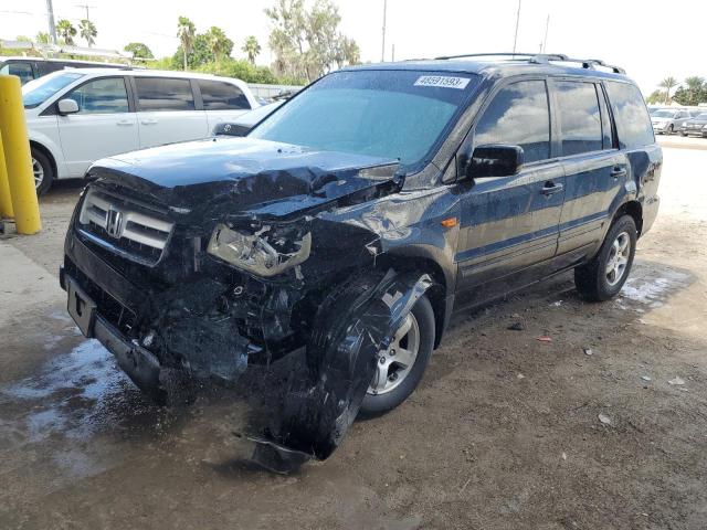 HONDA PILOT EXL 2007 with VIN 2HKYF18567H531420 - Photo from auction