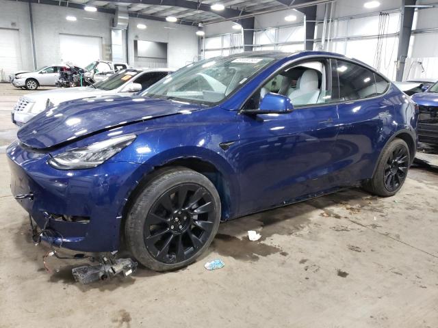 TESLA MODEL Y 2021 with VIN 5YJYGAEEXMF299285 - Photo from auction