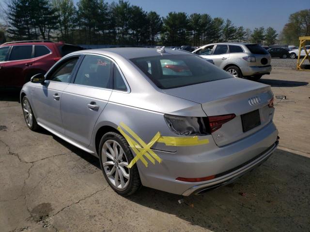 Photo 2 from auction – 2019 AUDI A4 PREMIUM with VIN WAUDNAF42KN003407