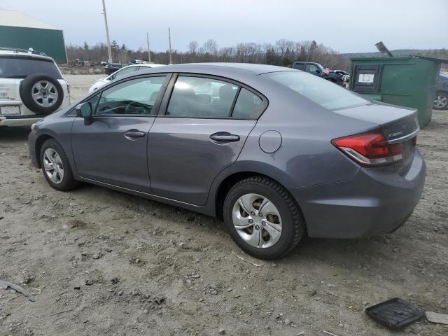 Photo 2 from auction – 2014 HONDA CIVIC LX with VIN 2HGFB2F56EH513597