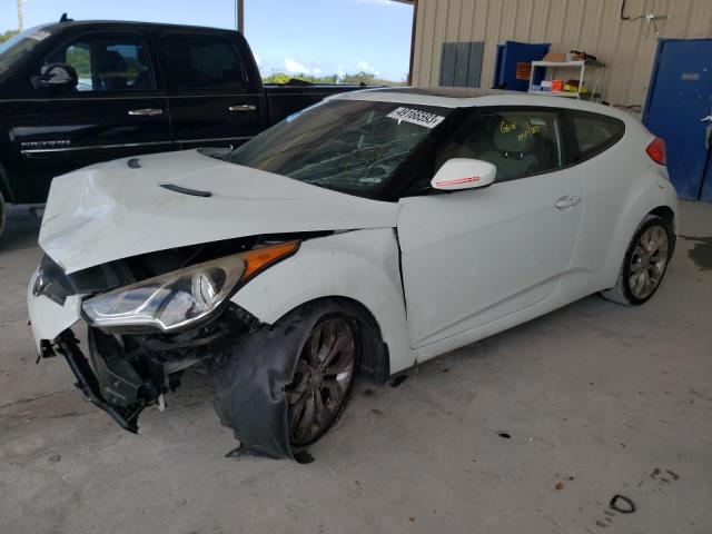 HYUNDAI VELOSTER 2013 with VIN KMHTC6AD6DU113924 - Photo from auction