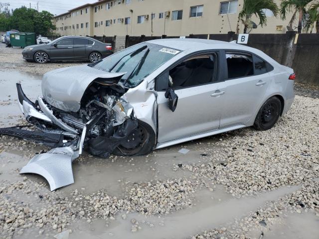 TOYOTA COROLLA LE 2021 with VIN 5YFEPMAE2MP224689 - Photo from auction