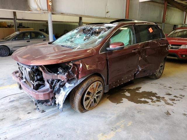FORD EDGE TITAN 2015 with VIN 2FMPK3K95FBC37348 - Photo from auction