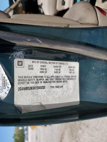 Photo 14 from auction – 1999 BUICK REGAL LS with VIN 2G4WB52K6X1549230