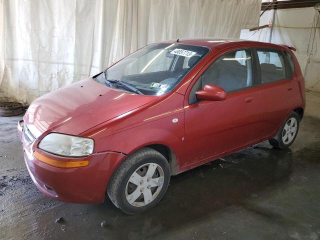 CHEVROLET AVEO BASE 2008 with VIN KL1TD66668B257588 - Photo from auction