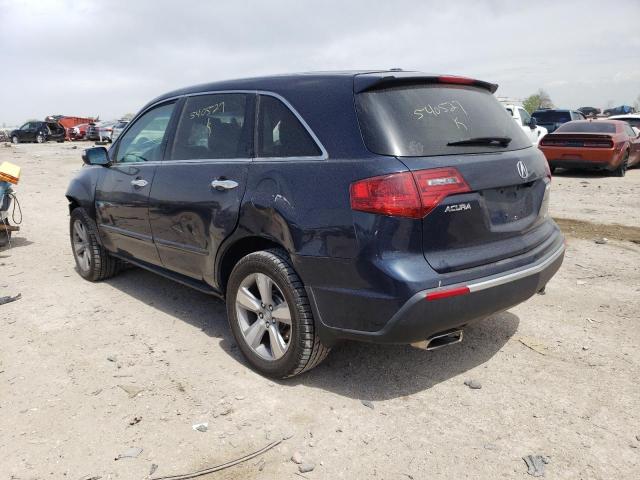 Photo 2 from auction – 2011 ACURA MDX TECHNO with VIN 2HNYD2H63BH540527