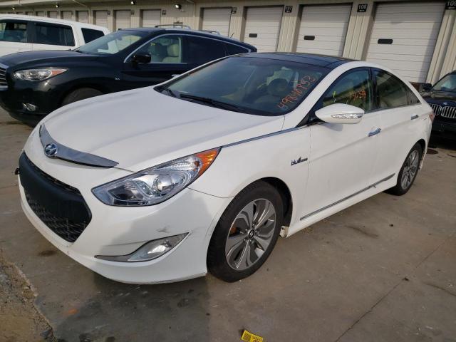 HYUNDAI SONATA HYB 2015 with VIN KMHEC4A45FA124494 - Photo from auction