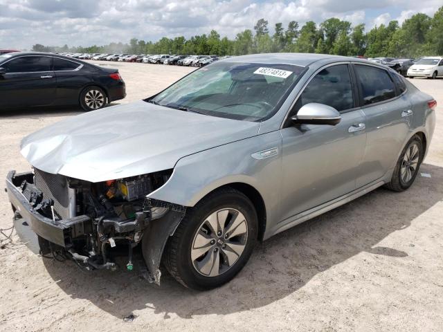 KIA OPTIMA HYB 2017 with VIN KNAGT4LEXH5009028 - Photo from auction