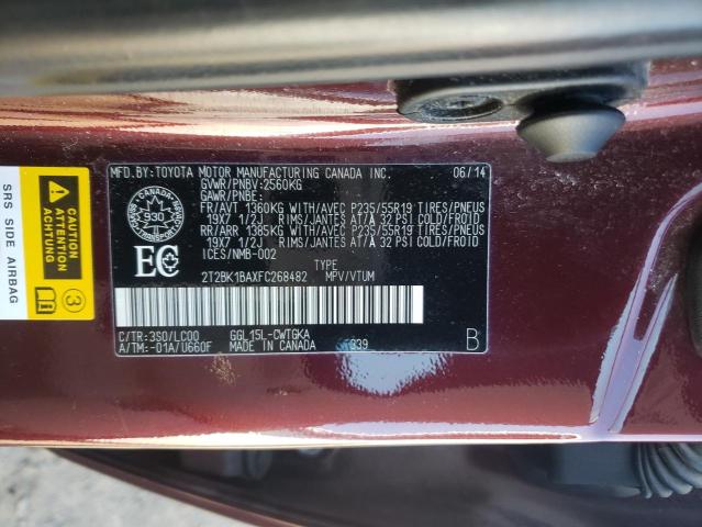 Photo 14 from auction – 2015 LEXUS RX 350 BAS with VIN 2T2BK1BAXFC268482