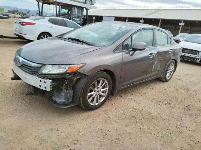 HONDA CIVIC EXL 2012 with VIN 19XFB2F90CE327600 - Photo from auction