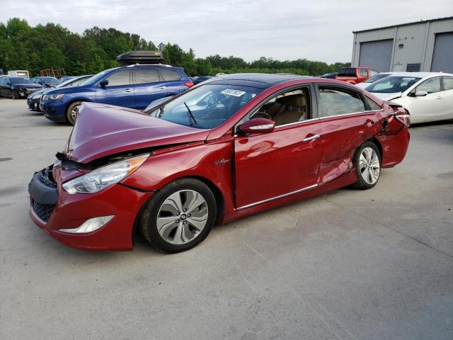 HYUNDAI SONATA HYB 2015 with VIN KMHEC4A47FA135691 - Photo from auction
