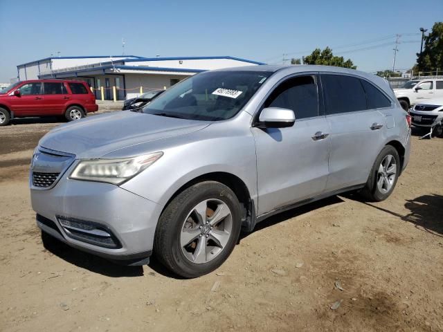 ACURA MDX 2014 with VIN 5FRYD3H28EB010670 - Photo from auction