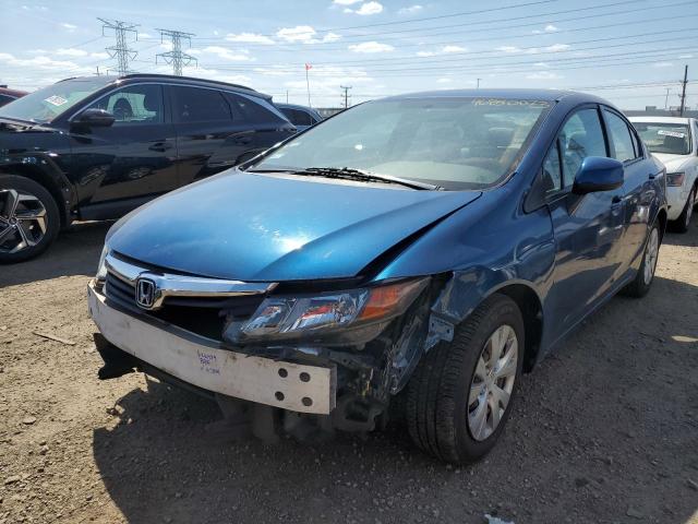 HONDA CIVIC LX 2012 with VIN 19XFB2F59CE058381 - Photo from auction