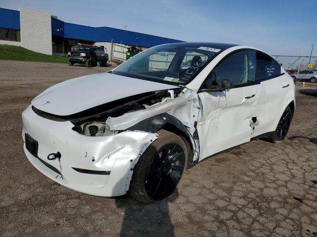 TESLA MODEL Y 2022 with VIN 7SAYGDEE1NF385865 - Photo from auction