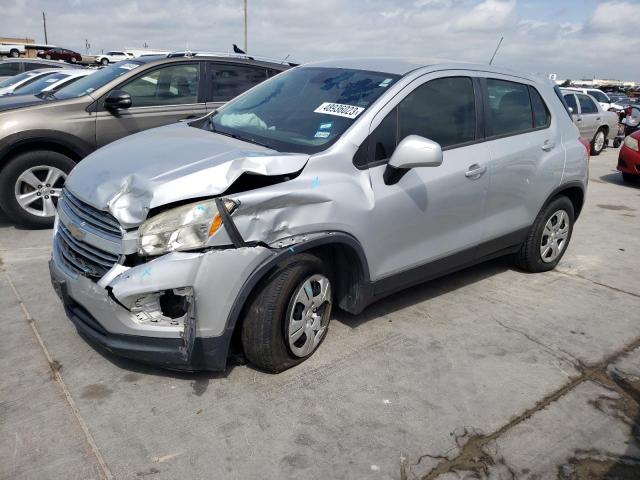 CHEVROLET TRAX LS 2015 with VIN 3GNCJKSB7FL255770 - Photo from auction