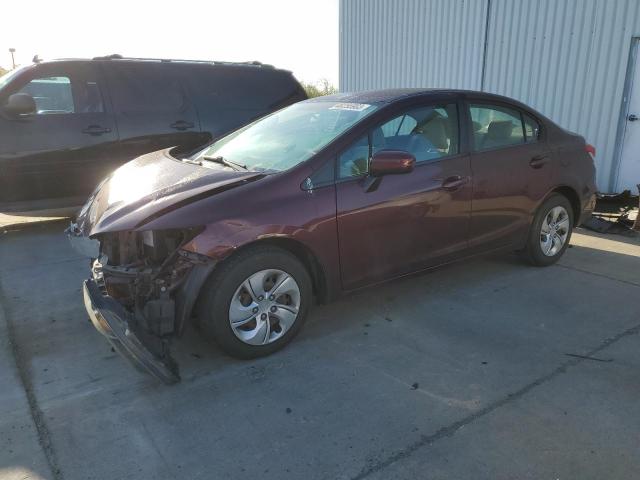 HONDA CIVIC LX 2014 with VIN 19XFB2F56EE219286 - Photo from auction