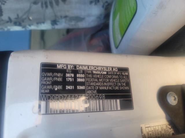 Photo 10 from auction – 2006 DODGE SPRINTER 2 with VIN WD0PD744265900698