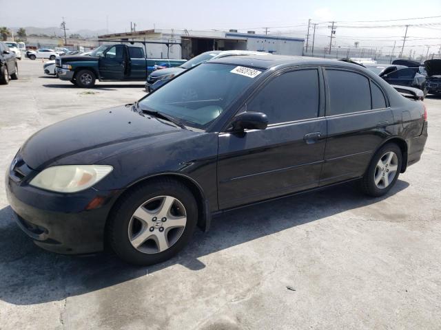 HONDA CIVIC EX 2005 with VIN 2HGES26795H620950 - Photo from auction