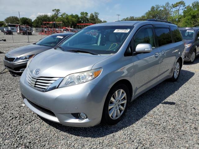 TOYOTA SIENNA XLE 2013 with VIN 5TDYK3DC3DS291695 - Photo from auction