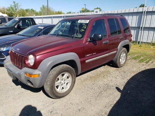 JEEP LIBERTY SP 2003 with VIN 1J4GL48K63W541519 - Photo from auction