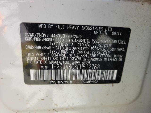 Zdjęcie 14 z aukcji – 2015 SUBARU FORESTER 2 z VIN JF2SJABC3FH512768