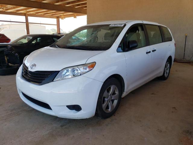TOYOTA SIENNA 2017 with VIN 5TDZZ3DC6HS784924 - Photo from auction