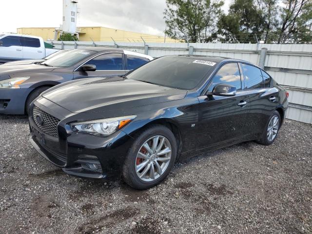 INFINITI Q50 BASE 2015 with VIN JN1BV7AR2FM398798 - Photo from auction