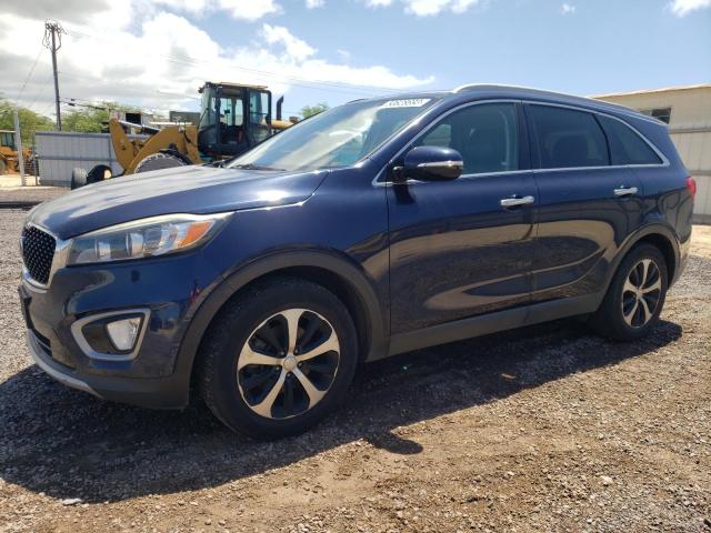 KIA SORENTO EX 2016 with VIN 5XYPH4A13GG027851 - Photo from auction