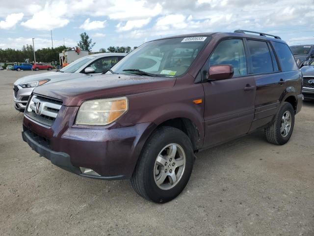 HONDA PILOT EXL 2007 with VIN 5FNYF18617B005574 - Photo from auction