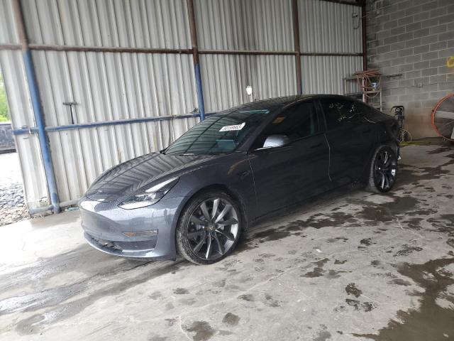 TESLA 3 2022 with VIN 5YJ3E1EB6NF123700 - Photo from auction