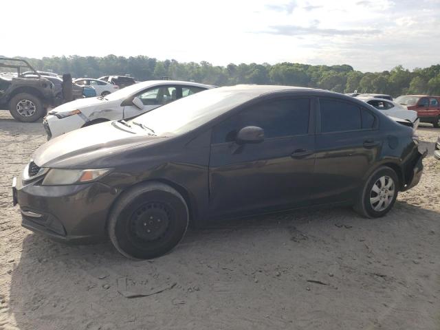 HONDA CIVIC LX 2013 with VIN 19XFB2F58DE206795 - Photo from auction