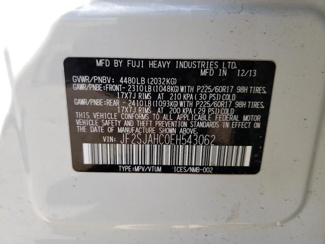 Photo 14 from auction – 2014 SUBARU FORESTER 2 with VIN JF2SJAHC0EH543062