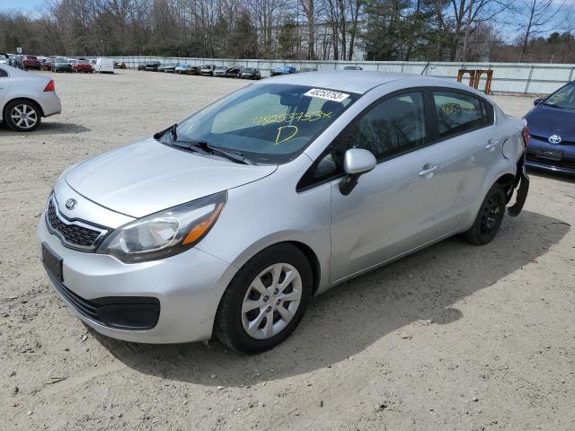 KIA RIO LX 2014 with VIN KNADM4A35E6363241 - Photo from auction