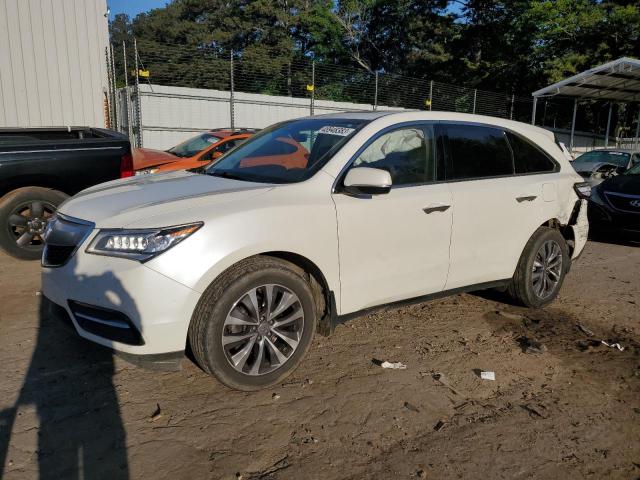 ACURA MDX TECHNO 2016 with VIN 5FRYD4H45GB027131 - Photo from auction